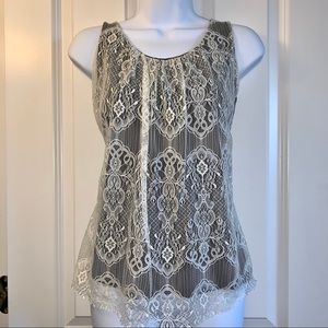 Lace tank top